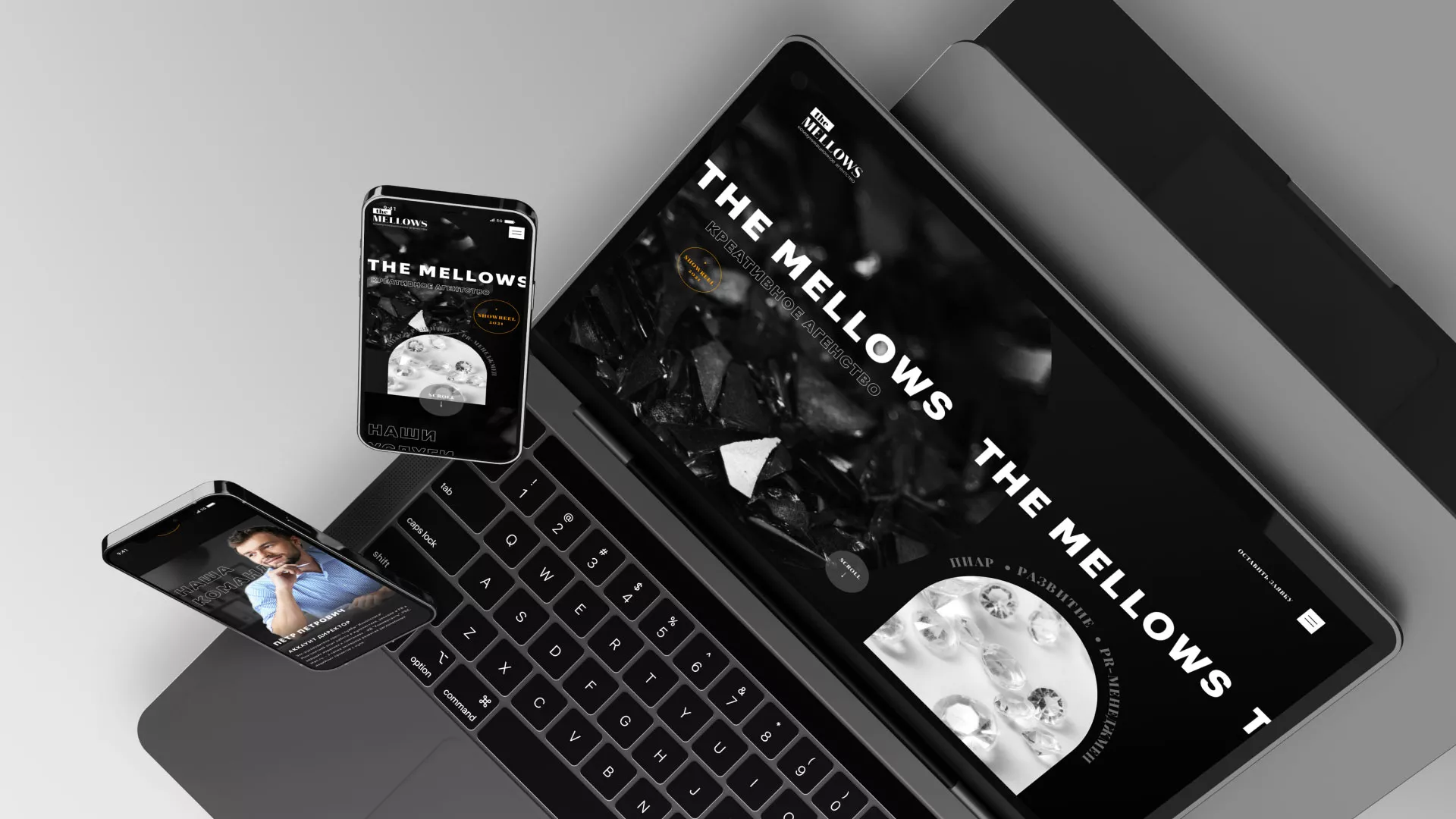 Разработка сайта креативного агентства «The Mellows» в Арзамасе