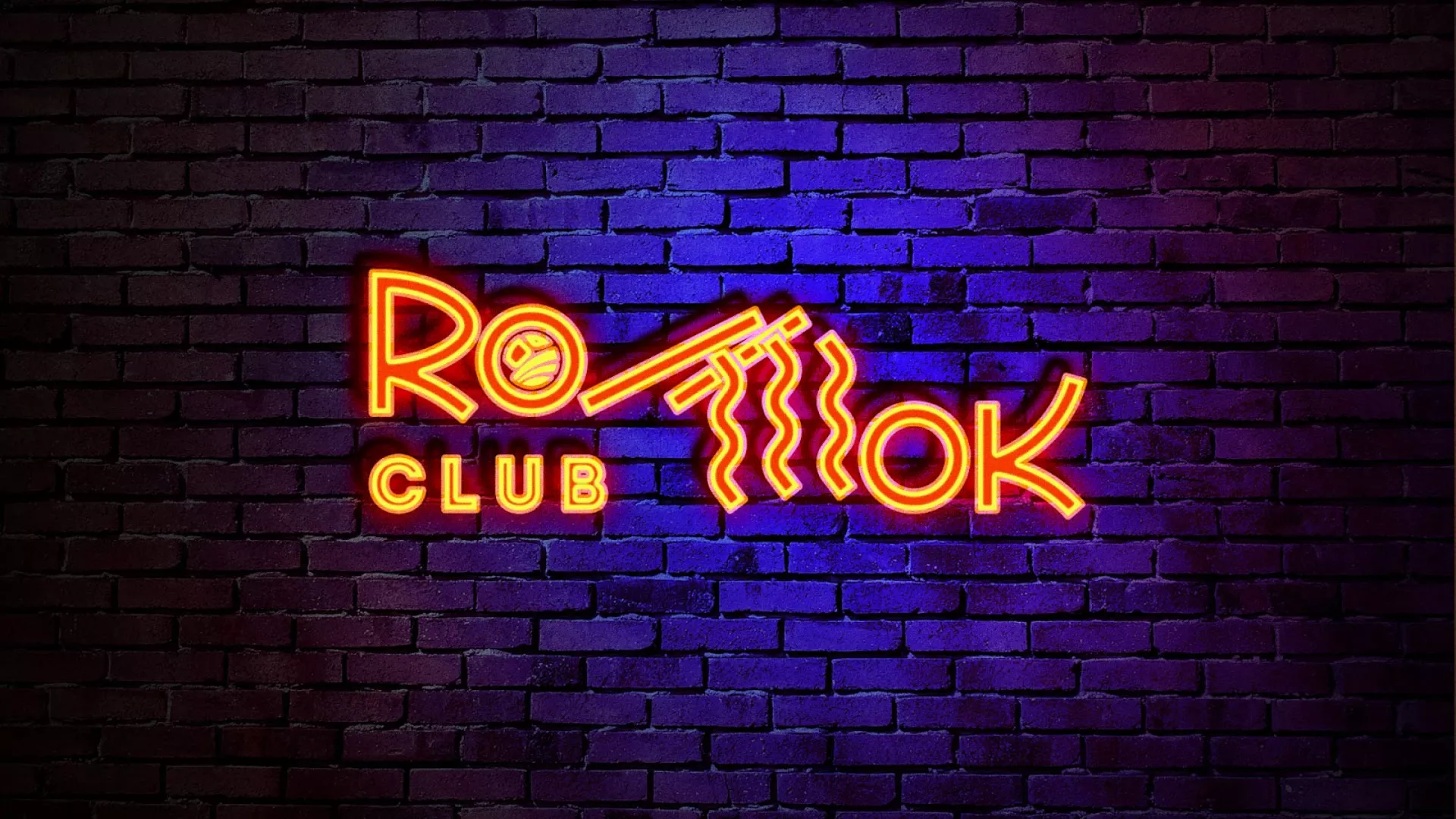 Разработка интерьерной вывески суши-бара «Roll Wok Club» в Арзамасе